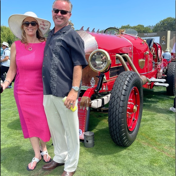 ESCADA 2021 Sheath Dress, Pink Houndstooth - Picture 9 of 10